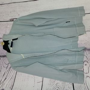 Crazy Horse hooded zip up ribbed top sizzle large